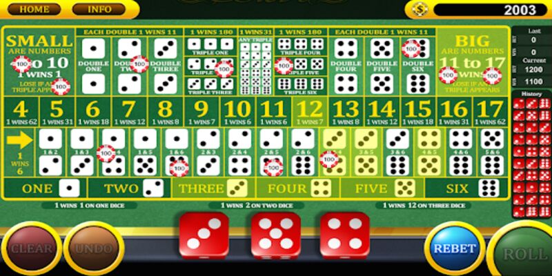 Casino 123B nổi tiếng với trò chơi Sicbo được nhiều hội viên lựa chọn